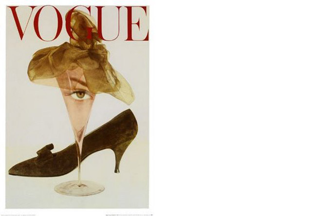 3/12 - A Vogue cover by John Rawlings, 1957,  was imbued with a very Parisian flair