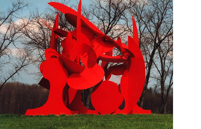 12/12 - Abracadabra, one of the monumental sculptures by Liberman, 1996