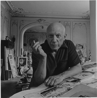 1/12 - Pablo Picasso, Cannes, France, 1956