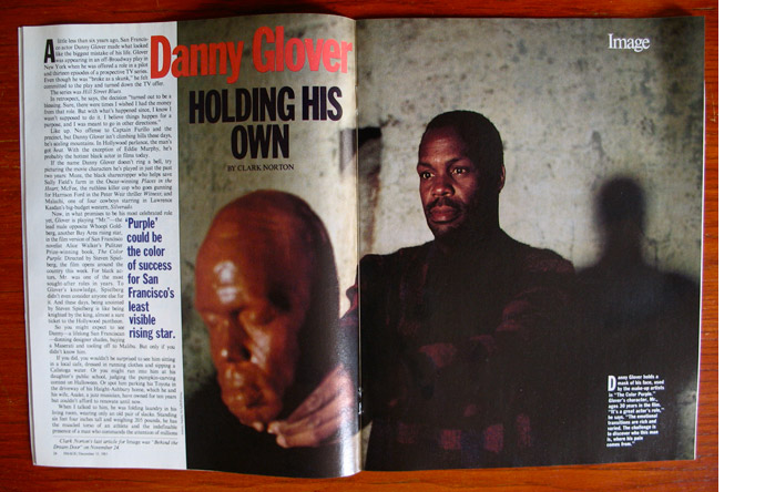 6/12 - Soon to be famous: Danny Glover photographed by Stanley Greene, December 1985